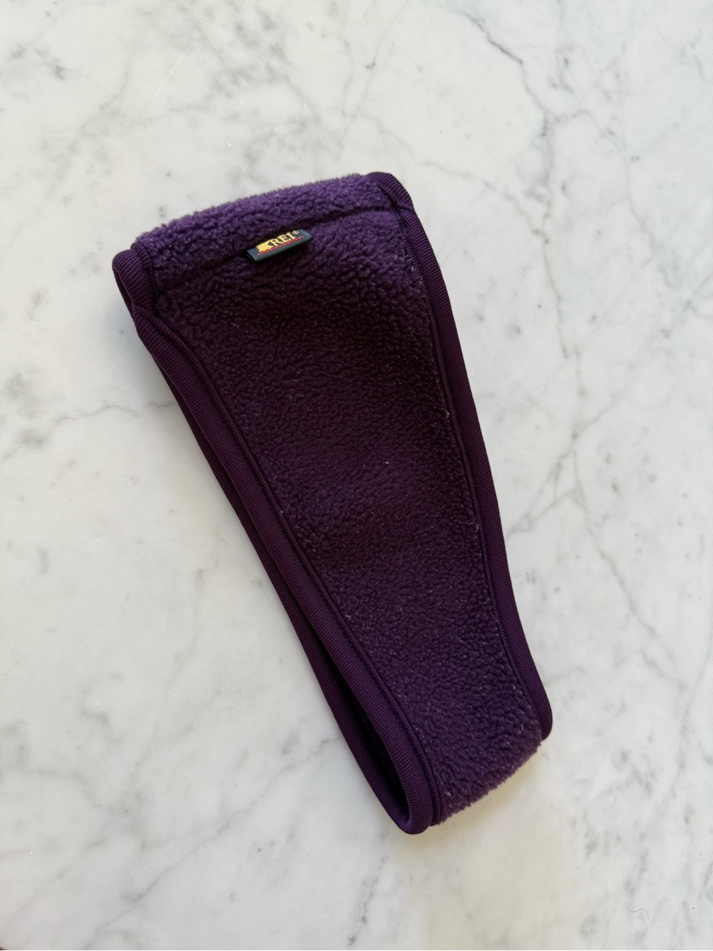 Vintage REI Purple Fleece Ear Warmer Headband Winter Outdoor OS